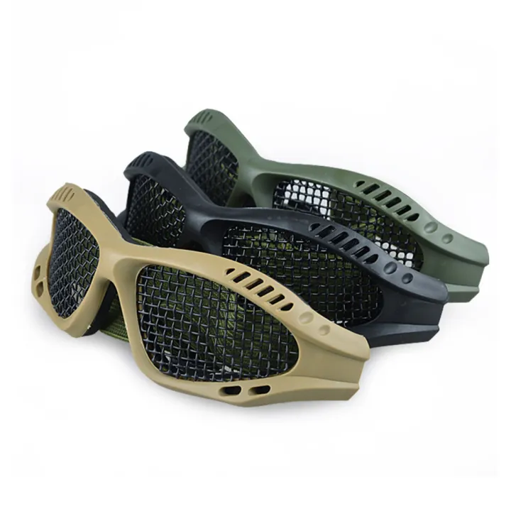 Outdoor%20Eye%20Protective%20Comfortable%20Airsoft%20Safety%20%20Glasses%20Goggles%20Anti%20Fog%20With%20Metal%20Mesh/PC%20Len%20For%20Paintball%20Hunting%20-%20Image%202