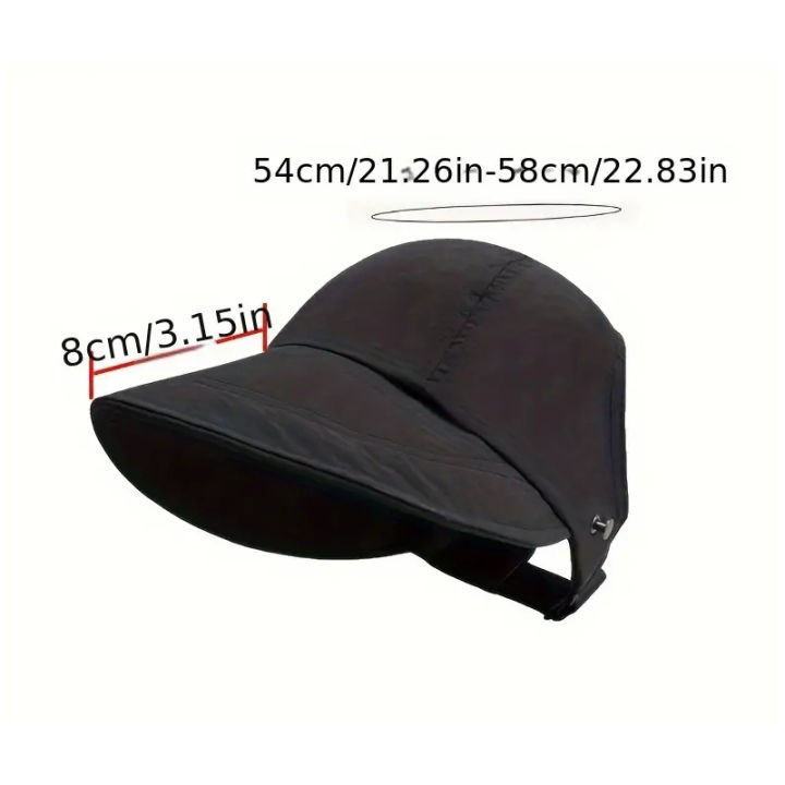 Spring%20and%20summer%20empty%20top%20duckbill%20cap%20women's%20baseball%20cap%20can%20hang%20mask%20outdoor%20sun%20hat%20thin%20quick%20drying%20sun%20hat%20-%20Image%205