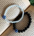 pair of evil eye bracelet. 