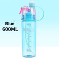 Sports Water Bottle Spray Cup Outdoor Portable Kettles Jug Large Capacity Men And Women 600ml.