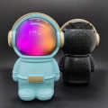 X-808 Astronaut Design Wireless Bluetooth Speaker 👨‍🚀 – 6.8W Output 🔊, Colorful LED Light 🌈, Portable 🎒 and Rechargeable 🔋 – Music Gift Gadget 🎁. 