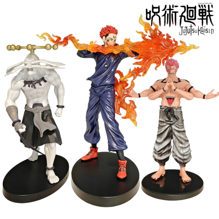 22cm Anime Jujutsu Kaisen Peripheral Figure Itadori Yuji Ryomen Sukuna Sukuna Action Model PVC Statue Decor Collection Toy 