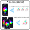 Tuya Bluetooth Smart LED Downlight 10W 15W Smart Life APP LED Lamp Bulb Dimmable RGB Remote Control Lamp For Living Room Bedroom. 