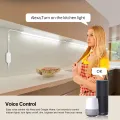 Tuya Zigbee LED Cabinet Light Bar Kit WiFi Aluminium Tube Strip Dimmable Kitchen Shelf Closet Decor  Alexa Voice Control. 