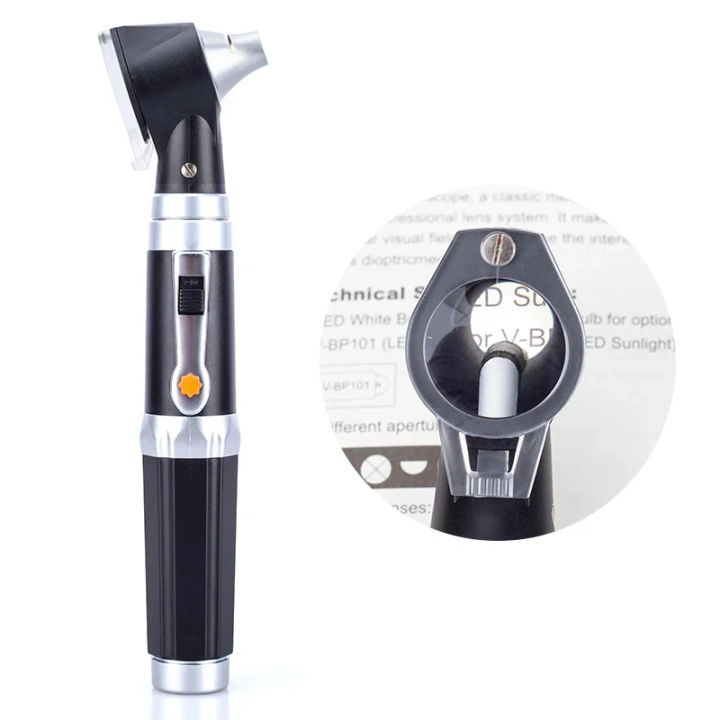 LED Otoscopio Medico Ear Light Scope Set Medical Otoscope Ophthalmoscope Ear Care Spotlight Diagnostic Flashlight Ear Cleaner