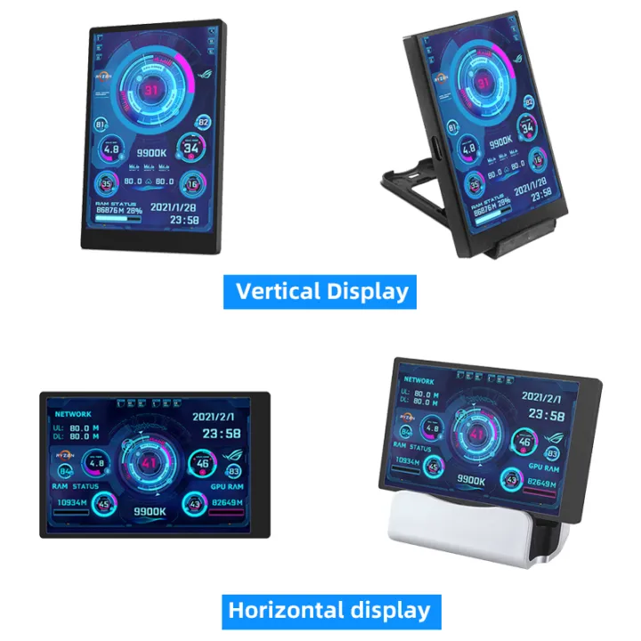 3.5%20Inch%20IPS%20Type-C%20Screen%20480*320%20Secondary%20Screen%20CPU%20GPU%20RAM%20HDD%20USB%20Monitor%20Freely%20AIDA64%20Mini%20Display%20-%20Image%204