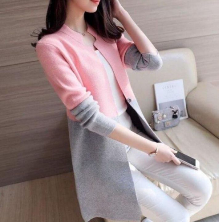 Ladies%20fleece%20casual%20coat%20-%20Image%205