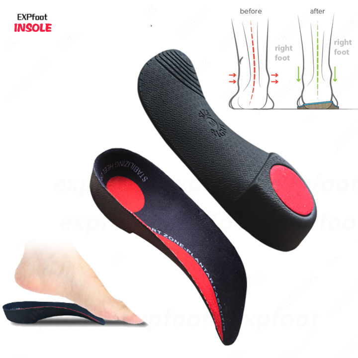 Orthopedic Insole Hard Arch Support Not Collapsing Orthosis X/O Legs Half Pad Horizontal/Vertical Flat Feet Correction Shoe Pads