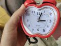 bell Alram clock, Alram Clock For kids , Alram , Alram watch , Alram clock for girls color Red. 