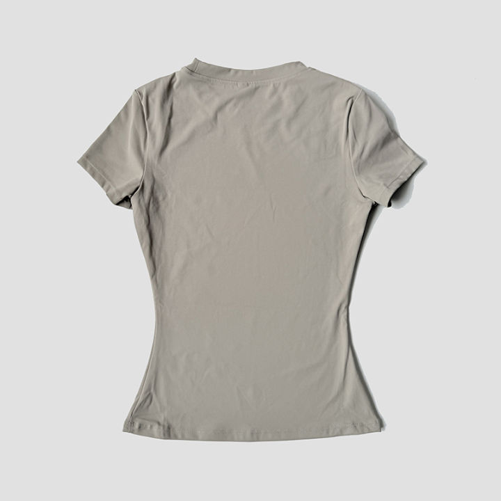 Sports%20Sets%20Fitness%20Hip-lifting%20Tight%20Top%20Short%20Sleeve%20Running%20Workout%20Gym%20Shorts%20Tracksuits%20For%20Women%20Breathable%20Sports%20Suits%20-%20Image%204