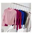 Woman's Sports Jacket Zip Up Gym Clothes Long Sleeve Workout Seamless Top Speed Activewear Yoga Pilates Running Coats.
