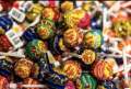 Chupa Chups MiNi lollipops (50pcs) (300gm Jar). 