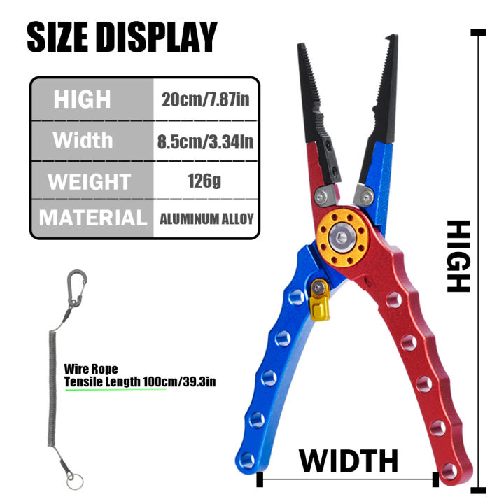 New%20Fishing%20Pliers%20Line%20Cutter%20Multifunctional%20Knot%20Aluminum%20Alloy%20Scissors%20Hook%20Remover%20126g%2020CM%20Fishing%20Equipment%20-%20Image%203