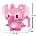 Cinnamoroll Cartoon Block Character Assembled Model Building Block Dolls Toy Children Gift. 