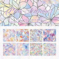8 Sheets Flower Background Multicolor Pattern Scrapbook Paper For Junk Journal Gift Wrapping Card Making DIY Art Craft Paper. 