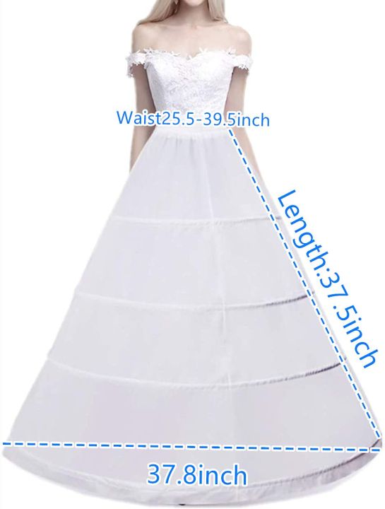 Women's%204-Hoop%20Petticoat%20Crinoline%20Underskirt%20for%20Wedding%20Ball%20Gown%20Tutu%20Tulle%20Slips%20Skirt%20-%20Image%202