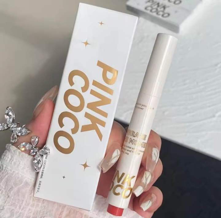 Pink%20coco%201Pcs%20Water-light%20Lip%20Glaze%20Mirror%20Glitter%20Lip%20Tint%20Long%20Lasting%20Moisturising%20Love%20Heart%20Shape%20Solid%20Lipstick%20Pen%20Lips%20Make%20Up%20-%20Image%202