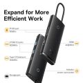 Baseus Lite Series AIRJOY 6 in 1 Adapter Hub/Type C to Type C + 2*Usb 3.0 + Hdmi +SD +TF. 