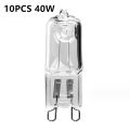 10PCS G9 220V 20W 25W 40W LED Lamp Bulbs Inserted Beads Crystal Lamp Halogen Bulb  Eco Halogen Light Bulbs Capsule Wholesale. 