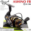 Ashino FB fishing reel. 