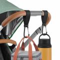 2/3/5pcs Baby Stroller Hook Strollers Accessory Aluminum Alloy Hooks Hook and Loop Fasteners Diaper Bag Hanger Organizer Hook.