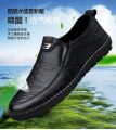 Mens PU Leather Loafers Non Slip Walking Flats Breathable Outdoor Slip on Casual Shoes for Male Work Office Driving Sneakers2. 