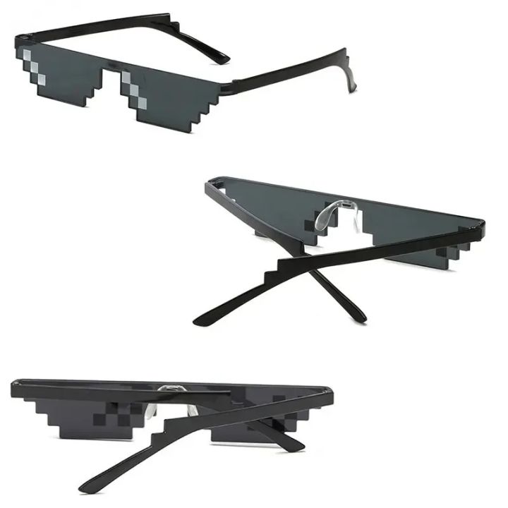 NEW%20Design%20Funny%20Mosaic%20Sunglasses%20Thug%20Life%20Sun%20Glasses%20Pixel%20Black%20Retro%20Gamer%20Robot%20Sunglasses%20Birthday%20Party%20Cosplay%20Favors%20-%20Image%204