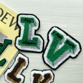 Fluff embroidery no adhesive letters patches for clothing decoration needlework/sewing DIY crafts. 