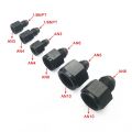 jiax Black Aluminum AN4 AN8 an6 1/8npt Female to AN 3 AN6 an8 an10 Male Flare Adapter Fitting Reducer. 