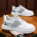Men Shoes 2024 Spring Breathable White Fashion Sneakers Casual Youth Student Skate Shoe Comfortable Skateboarding Sport Sneakers. 