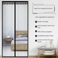 100x210CM Magnetic Door Curtain Net Door Anti Mosquito Insect Fly Bug Curtains Automatic Closing Door.
