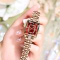 Poedagar 785 ladies watch Waterproof square Dial uniq design Luxury Quartz Watch for Women Stainless Steel Band Wristwatch Reloj Mujer with Box.