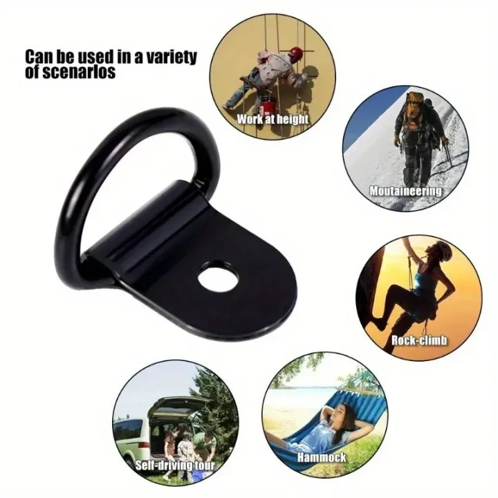 10/20Pcs%20Stainless%20Steel%20D%20Shape%20Pull%20Hook%20Tie%20Down%20Anchor%20Ring%20for%20Truck%20Trailer%20RV%20Boat%20Cargo%20Accessories%20-%20Image%205