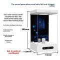 Smart betta dedicated fish tank desktop mini small ecological self-circulating desk aquarium fish tank. 