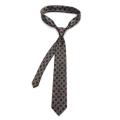 Luxury 8CM Mens Necktie Polka Dot Plaid Ties For Man Groom Groomsman Jacquard Woven Neck Tie Formal Business Party Accessories. 