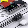Baseus 65W GaN Charger Desktop Fast Charger 4 in 1 Laptop Phone Charger Adapter For iPhone 14 13 Pro Max Xiaomi Samsung. 