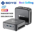 SOYO M4PLUS2 Mini PC: 8/16GB RAM, 256/512GBSSD, Intel Twin Lak N150, Windows 11Pro - Compact & Ideal for Home, Business & Gaming. 
