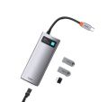 Baseus 6-in-1 Metal Gream series Multifunctional Type-Hub Docking station. 
