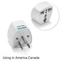 1PC Universal US UK AU To EU Plug USA To Euro Europe Travel Wall AC Power Charger Outlet Adapter Converter 2 Round Pin Socket.