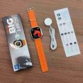 T900 Ultra Bluetooth Calling smartwatch for Men and Women Smartwatch (Orange Strap, Free Size). 