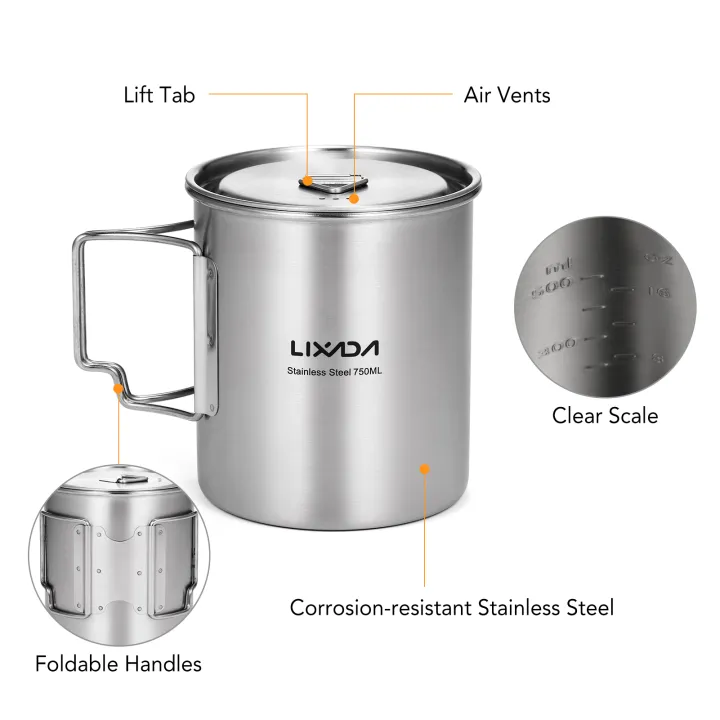 LIXADA%20750ml%20Stainless%20Steel%20Pot%20Portable%20Water%20Mug%20Cup%20with%20Lid%20and%20Foldable%20Handle%20Outdoor%20Camping%20Cooking%20Picnic%20Equipment%20-%20Image%206