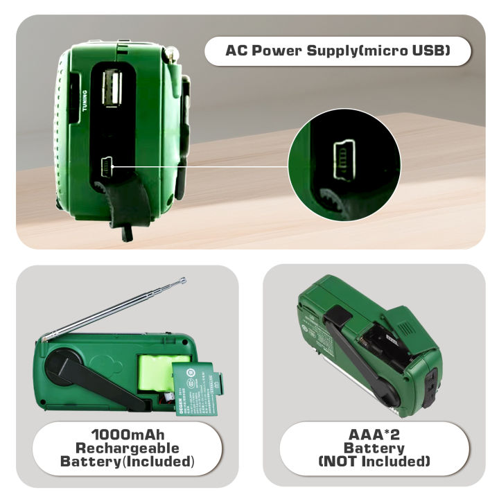 DEGEN%20DE13%20Emergency%20Hand%20Crank%20Solar%20Radio%20with%20Flashlight/Alarm%20Clock/Phone%20Charger,%20Portable%20FM/MW/SW%20Multiband%20Receiver%20-%20Image%205