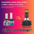 Bike Led Headlight Bulb M6 Headlight Lamp with Flasher 3 in 1 Modes for Motorcycle Universal. 