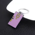 TV Friends Keychains Pin Central Perk Coffee Time Monica Door Frame Lobster Key Chain For Girl Men Best Keyring Jewelry Gift. 