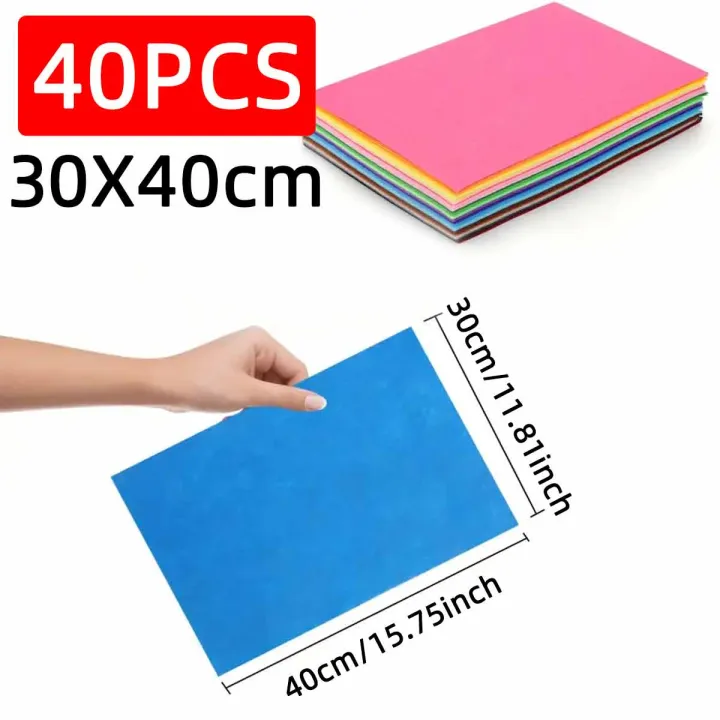 40PCS%20Felt%20Fabric%20Solid%20Color%20Pre%20Cut%20Blocks%20Hand%20Wash%20Only%20Suitable%20For%20DIY%20Handmade%20Sewing%20Projects%20And%20Decoration%20Production%20-%20Image%208