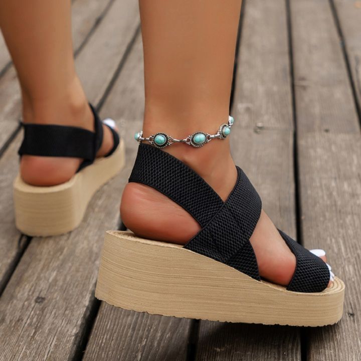 Women's%20Light%20Weight%20Wedge%20Sandals%20Open%20Toe%20Platform%20Thick%20Soled%20Summer%20Casual%20Slingback%20Shoes%20with%20Back%20Strap%20Leisure%20Footwear%20-%20Image%203