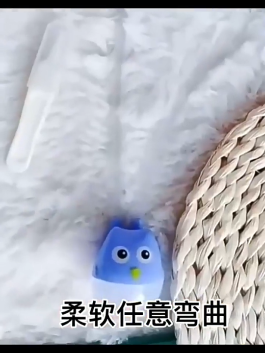 Newborn Baby Nasal Aspirator Owl Shape | Safe Silicone Nose Cleaner | Gentle Oral Suction Snot Remover for Babies
