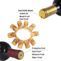 100 Pcs Natural Wine Bottle Corks and Seals Heat Shrink Capsules with Tear Tab for Straight Mouth Wine Bottles Cap. 