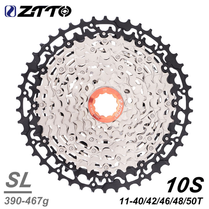 ZTTO MTB 10 Speed Bicycle Cassette Ultra Light Steel 10S Freewheel 10speed Mountain Bike Sprocket HG Hub For X0 X9 M610 M781