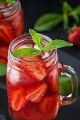 Mason Glass Jar Mug with Straw. 